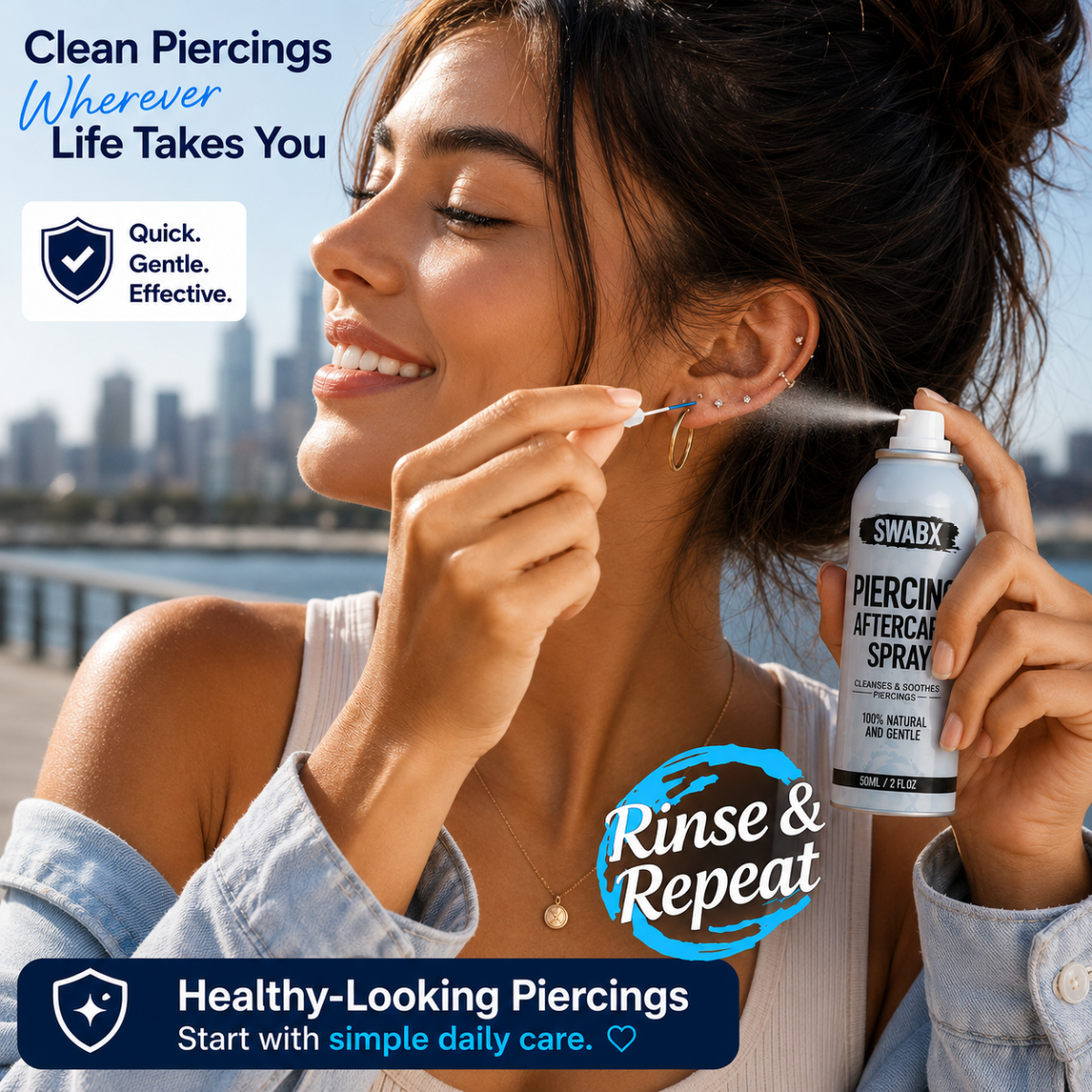 Swabx Piercing Aftercare Spray