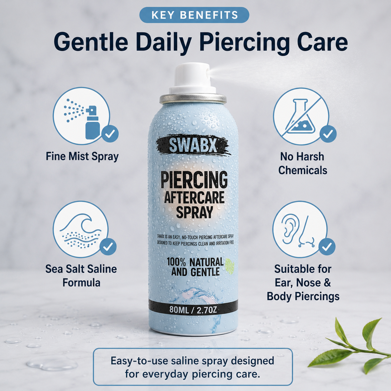 Swabx Piercing Aftercare Spray