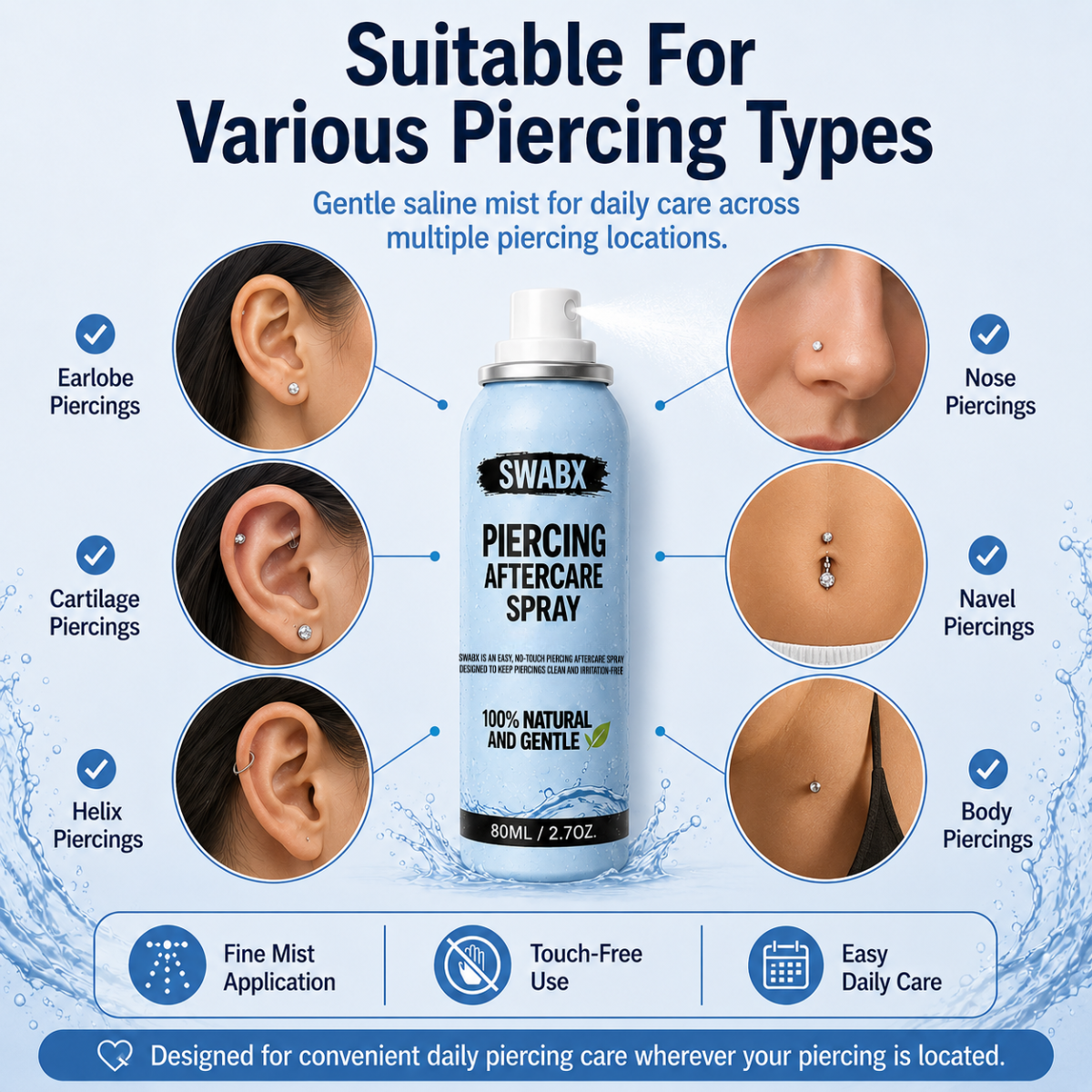 Swabx Piercing Aftercare Spray