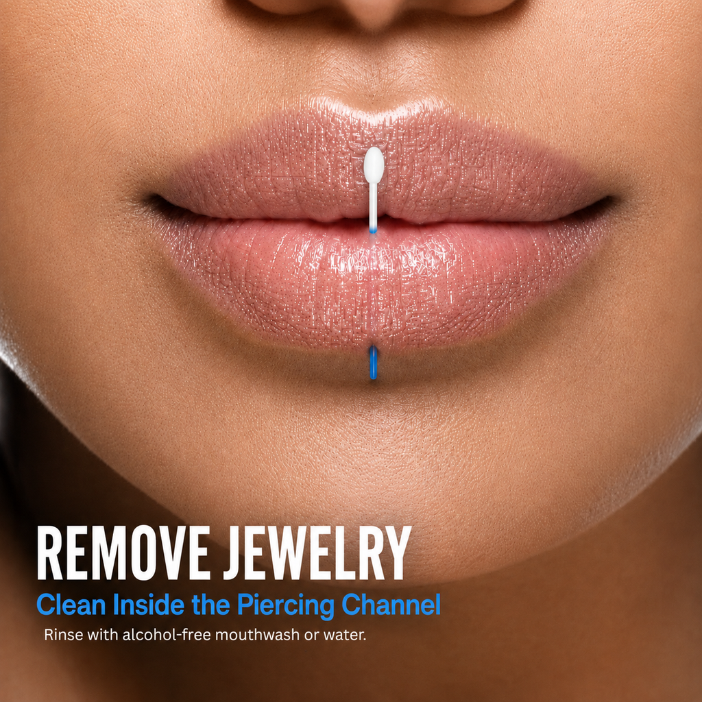 Swabx Insertable Piercing Hole Cleaners