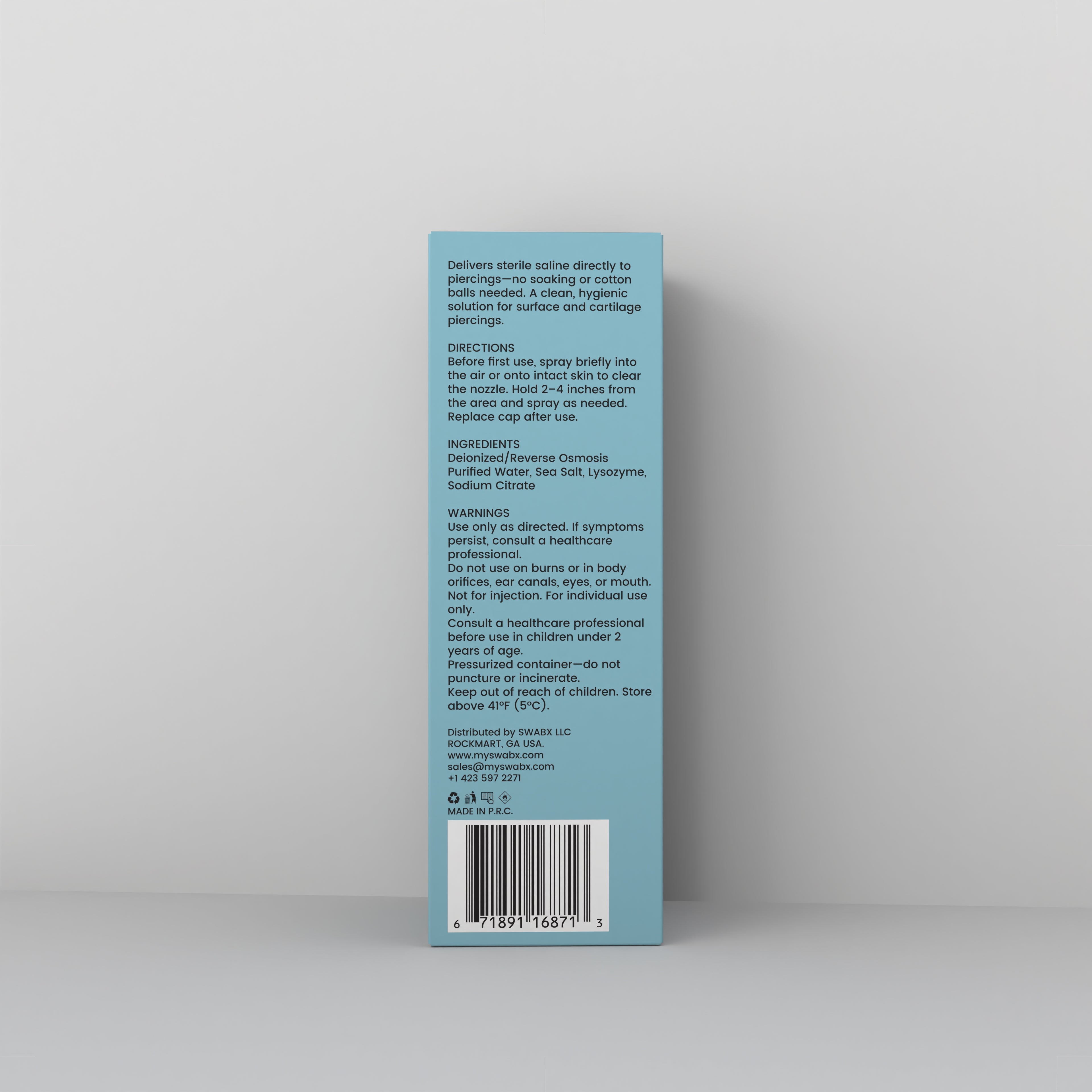 Swabx Piercing Aftercare Spray