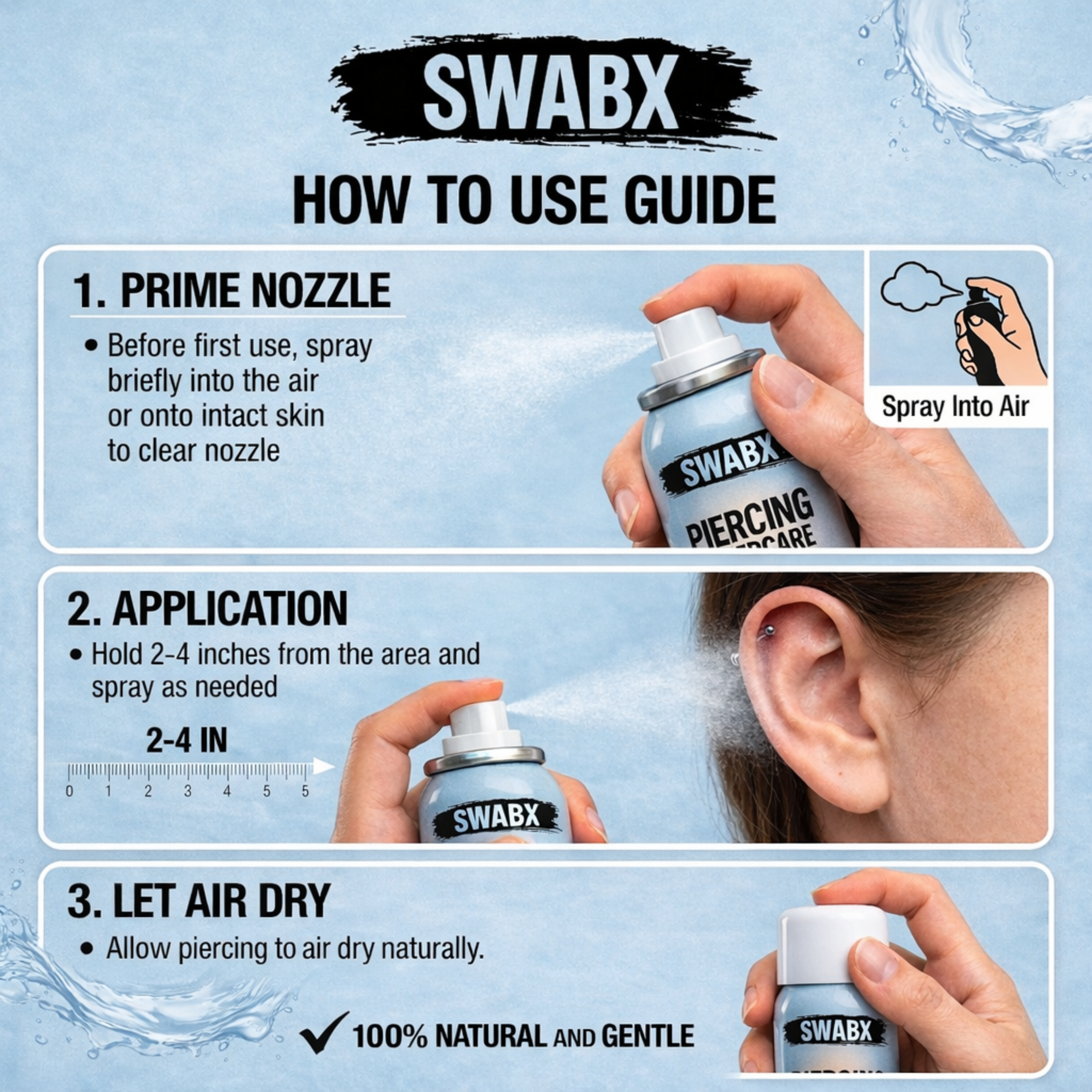 Swabx Piercing Aftercare Spray